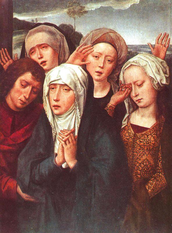 Hans Memling The Virgin, St.John and the Holy Women oil painting picture